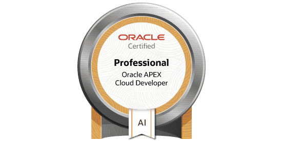 Oracle APEX Cloud Developer Professional